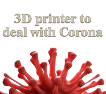 چاپگر سه بعدی برای مقابله با کرونا